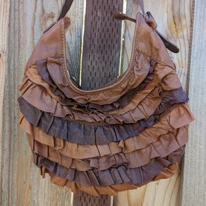 Lucky Brand Soft Leather Purse Hobo Bag